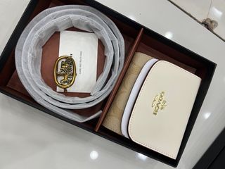 Coach wallet and belt