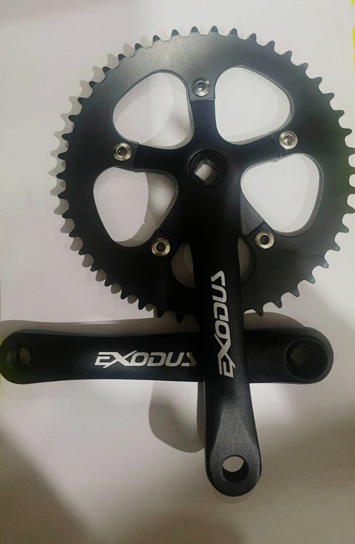 CRANK PIRINGAN SINGLE EXODUS 46T SEPEDA FIXIE BMX MINION Olah Raga Sepeda di Carousell