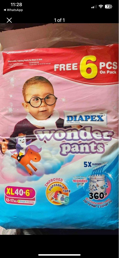 Pampers diapex hot sale xl