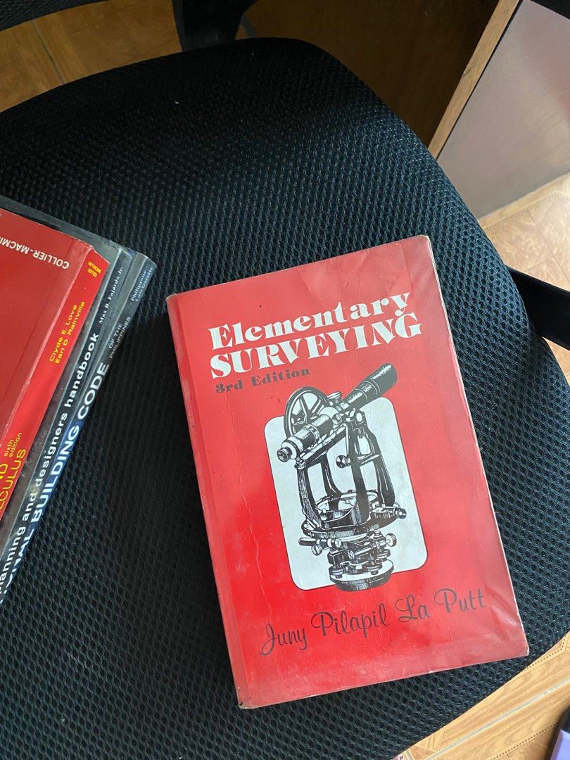 Elementary Surveying (Category: Textbooks) located in Quezon City. Submitted by starkstallone (Listing ID 1290490226, Image 1). Description: take all : ₱850 • Differential and Integral Calculus • Elementary Surveying • Planning and Designers Handbook • National Building Code of the Philippines good as new !! :) .