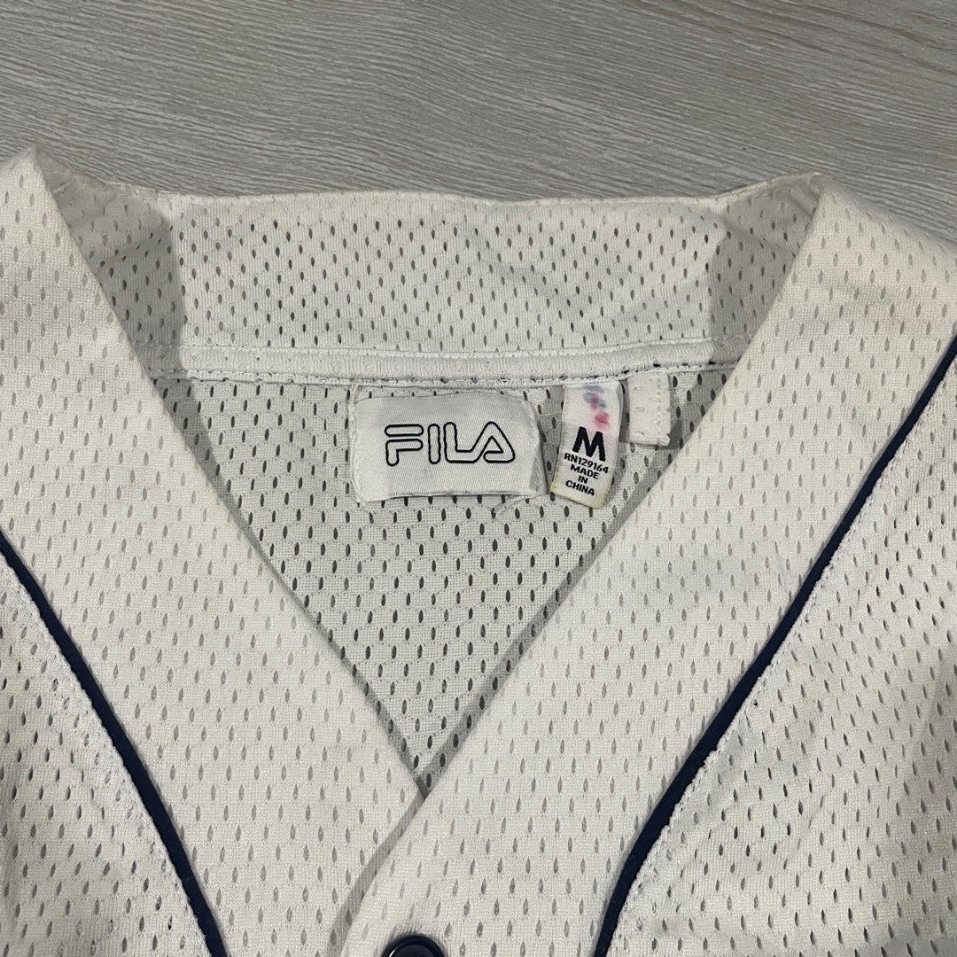 Fila baseball store jersey mens
