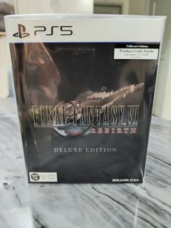 Final Fantasy 7 Rebirth Deluxe Edition (Sealed) with Collectors Edition Codes PS5