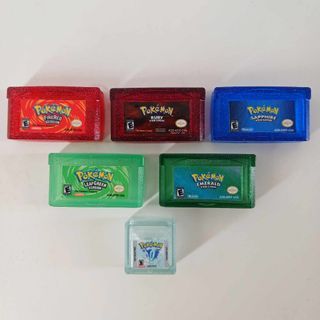 Gameboy Advance and Gameboy Color Game Cartridge 3D Printed Resin Keycaps.