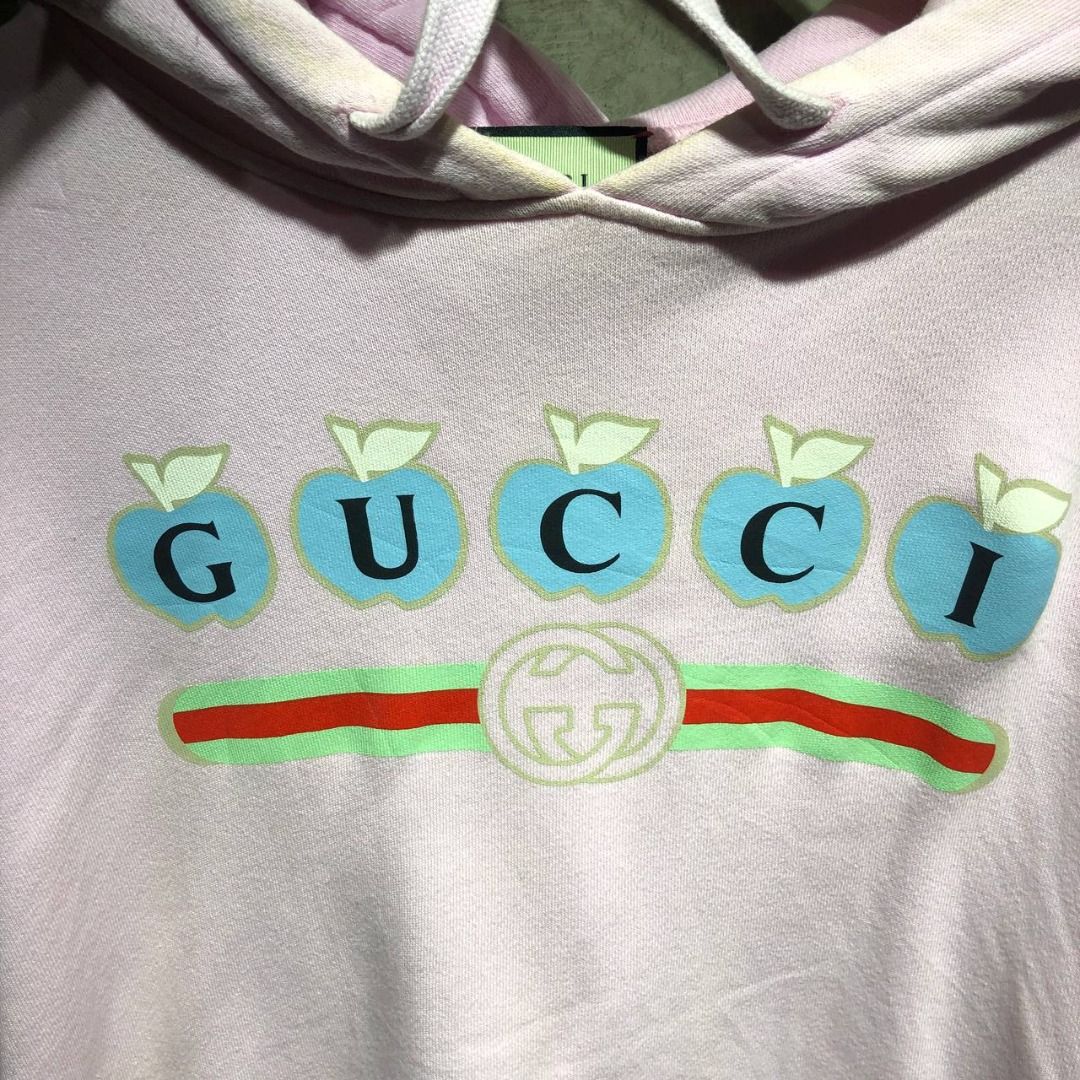 Gucci apple logo best sale