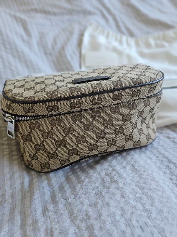 Gucci brown fanny pack best sale