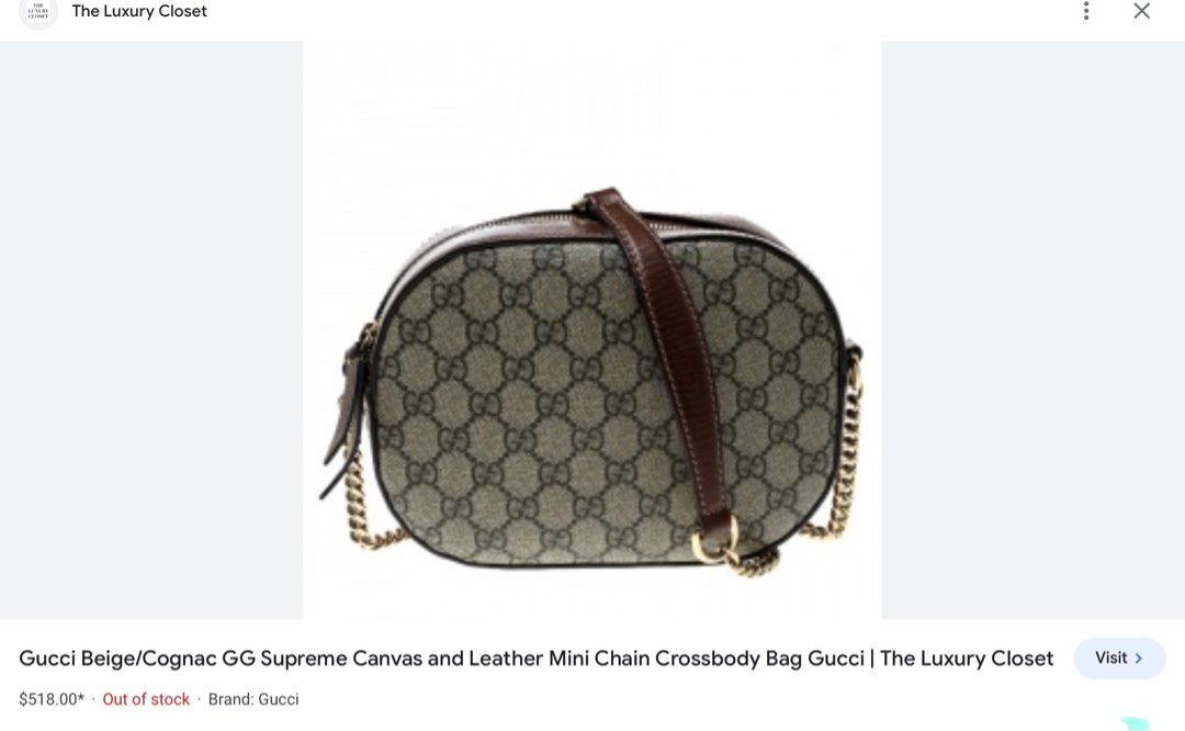 Gucci chain purse best sale