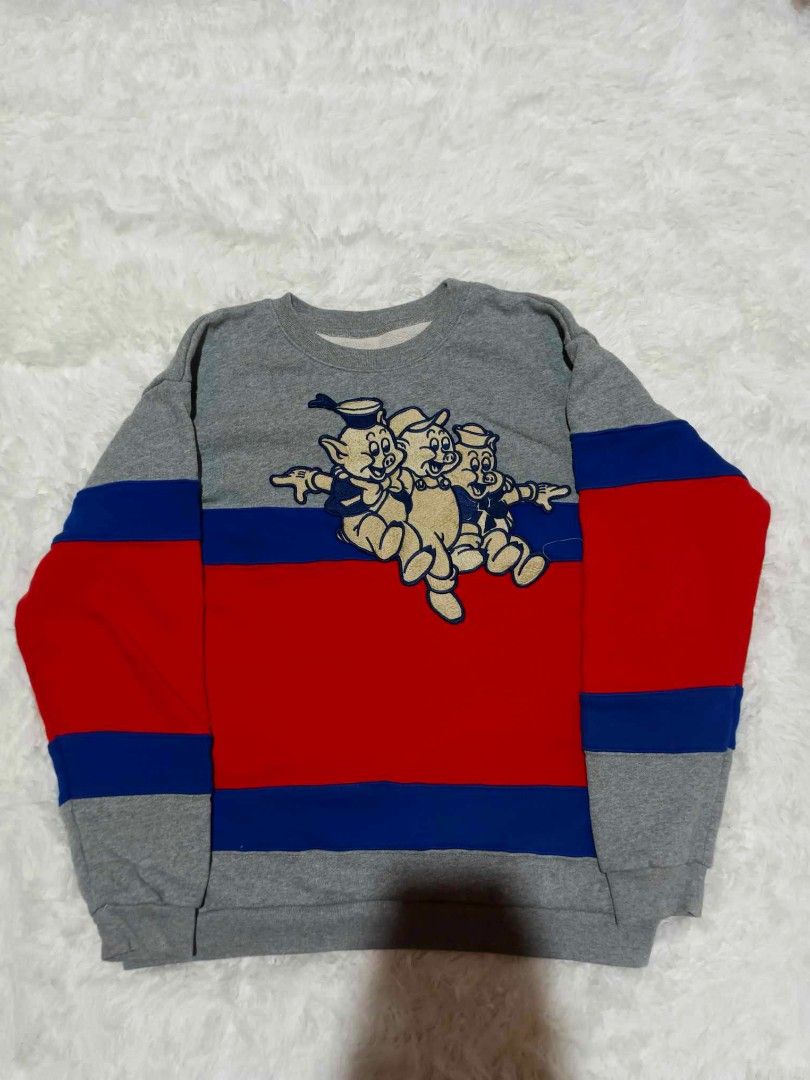 Gucci three 2025 little pigs sweatshirt