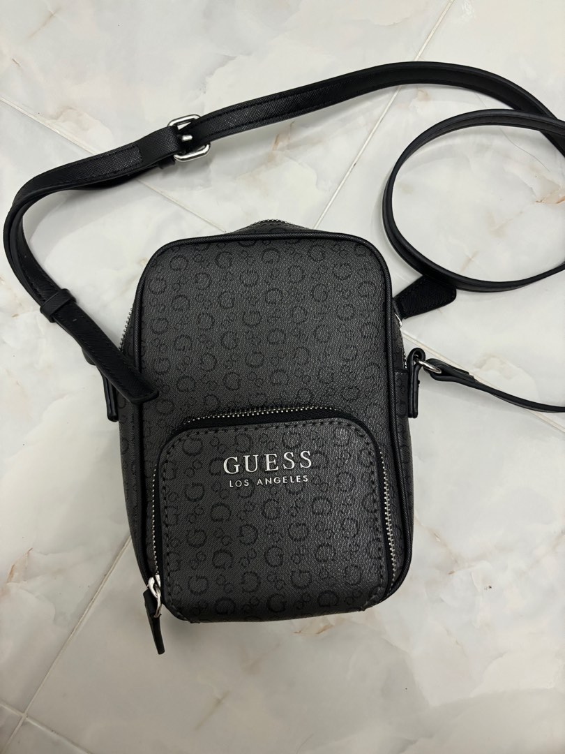 GUESS Los Angeles ELDORADO Camera Crossbody Shoulder Bag Handbag Coal AUTHENTIC Luxury Bags Wallets on Carousell