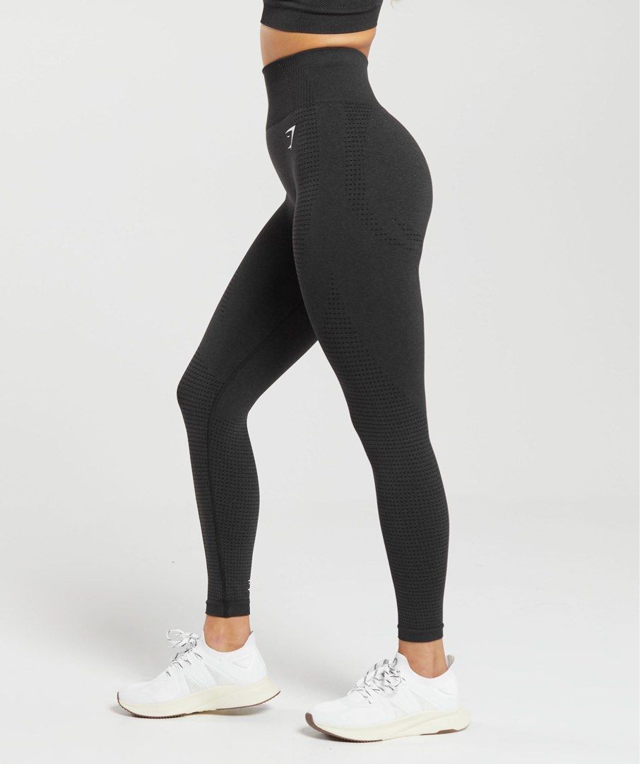 Gymshark Vital Seamless 2.0 Leggings (Black Marl), Women's Fashion,  Activewear on Carousell