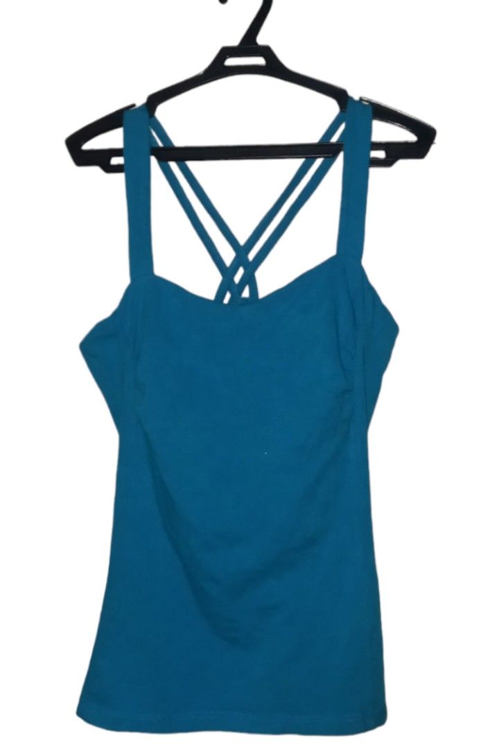 Hanes Strappy Yoga Tank Top, Women's Fashion, Activewear on Carousell