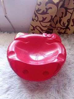 Hello kitty fruit platter serving bowl w/ mobile phone holder