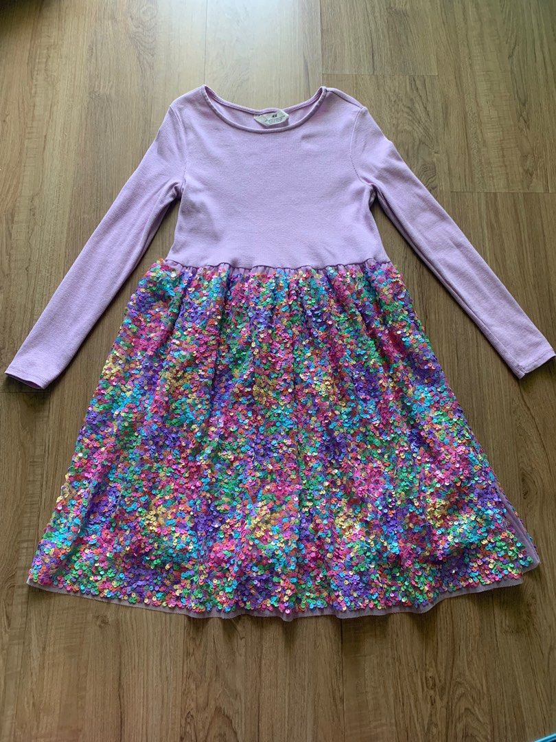 purple glitter dress h&m NEW H&M Divided Pink Sequin Sleeveless Cami Camisole Mini Bodycon Tank –  Brie main image 0