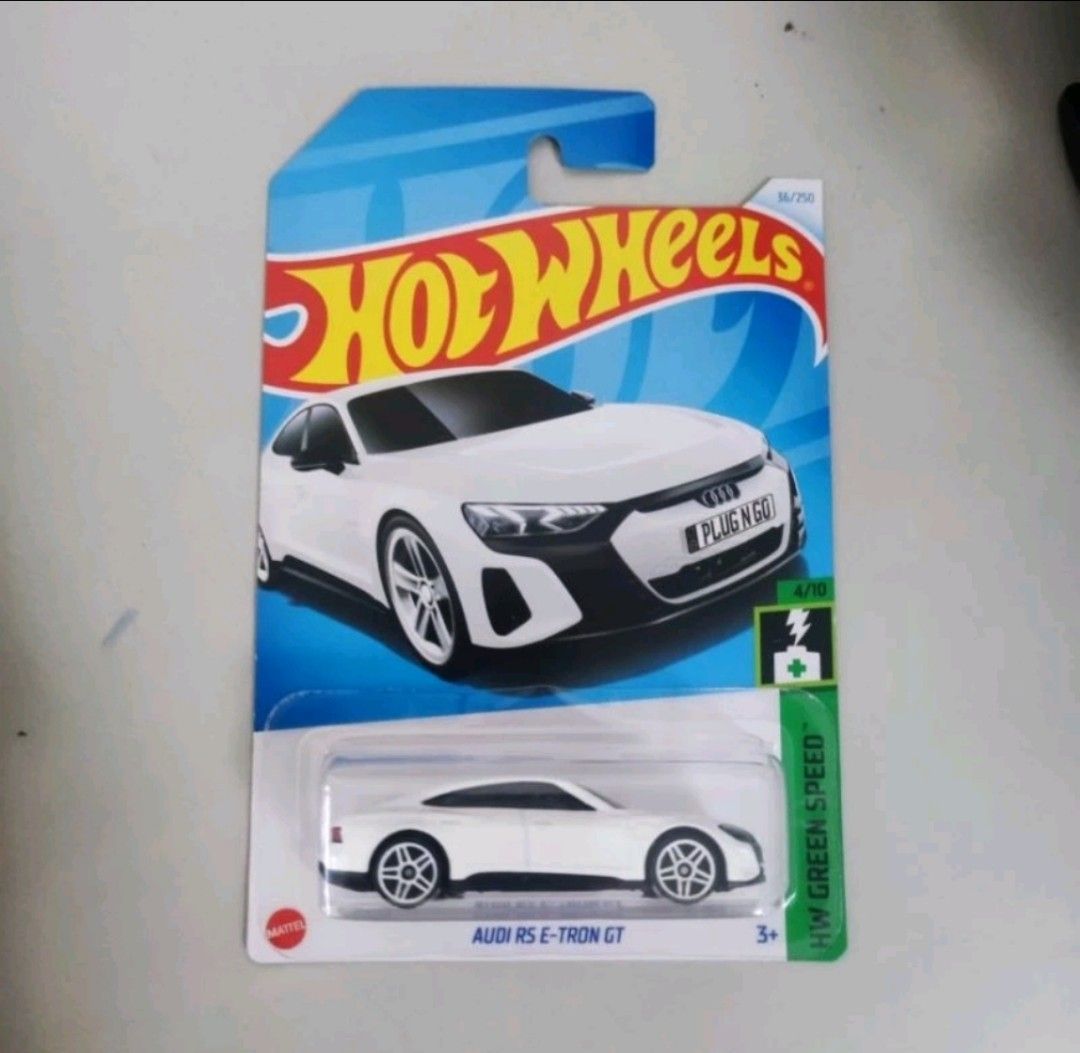 Hot Wheels Audi RS E-Tron GT (Category: Vehicle & Diecast Models) located in Angeles City. Submitted by yellowbrickstore (Listing ID 1290477051, Image 1). Description: bnew sealed in card actual picture May have some soft corners payment first po tayo via gcash BPI bago shipping via LBC cop or jnt express sat only price fixed for this week.