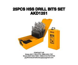 HSS DRILL BITS 25PCS SET AKD1251