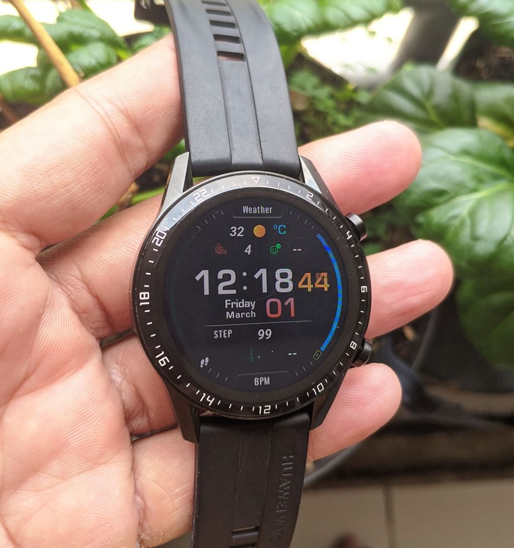 Huawei Watch GT 2 46mm Matte Black GPS Amoled Altimeter Barometer