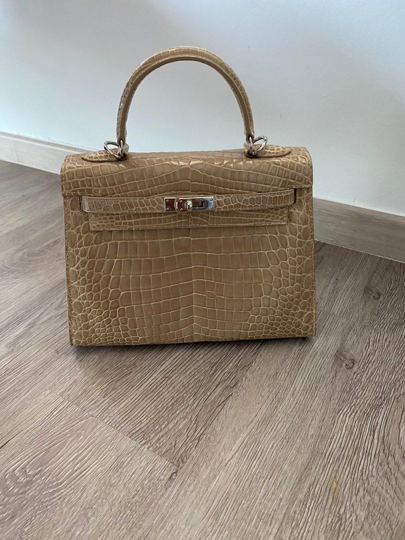 Genuine Exotic Crocodile Bag, Women's Fashion, Bags Wallets