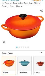 LE CREUSET CHEF OVEN IN FLAME