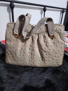 Leather Bag -Cream