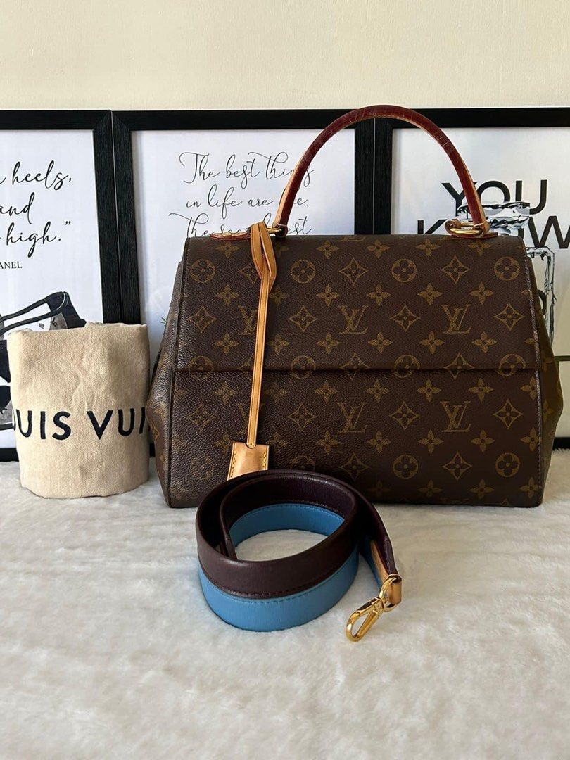 Louis Vuitton Cluny MM Bag (Category: Luxury Bags & Wallets) located in Manila. Submitted by bagislifeshop (Listing ID 1290605431, Image 1). Description: ☑️Available in Pampanga ✅Date code: CA3196 ✅Condition: 8.8/10 ✅Material: Monogram coated canvas ✅Inclusion: Dustbag, clochette and long strap .