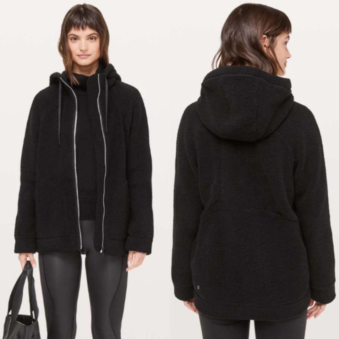 So sherpa hooded jacket hotsell