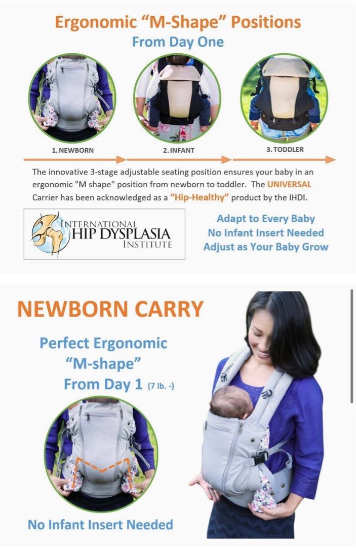 Lumiere baby carrier best sale positions