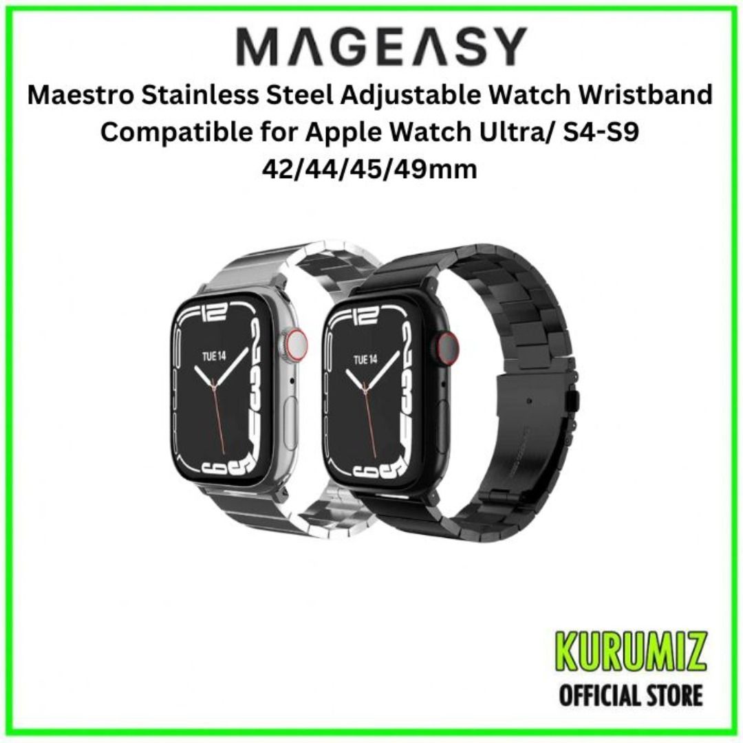 MagEasy Maestro Stainless Steel Adjustable Watch Wristband