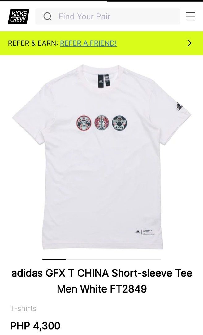 Adidas t shirt china deals collection