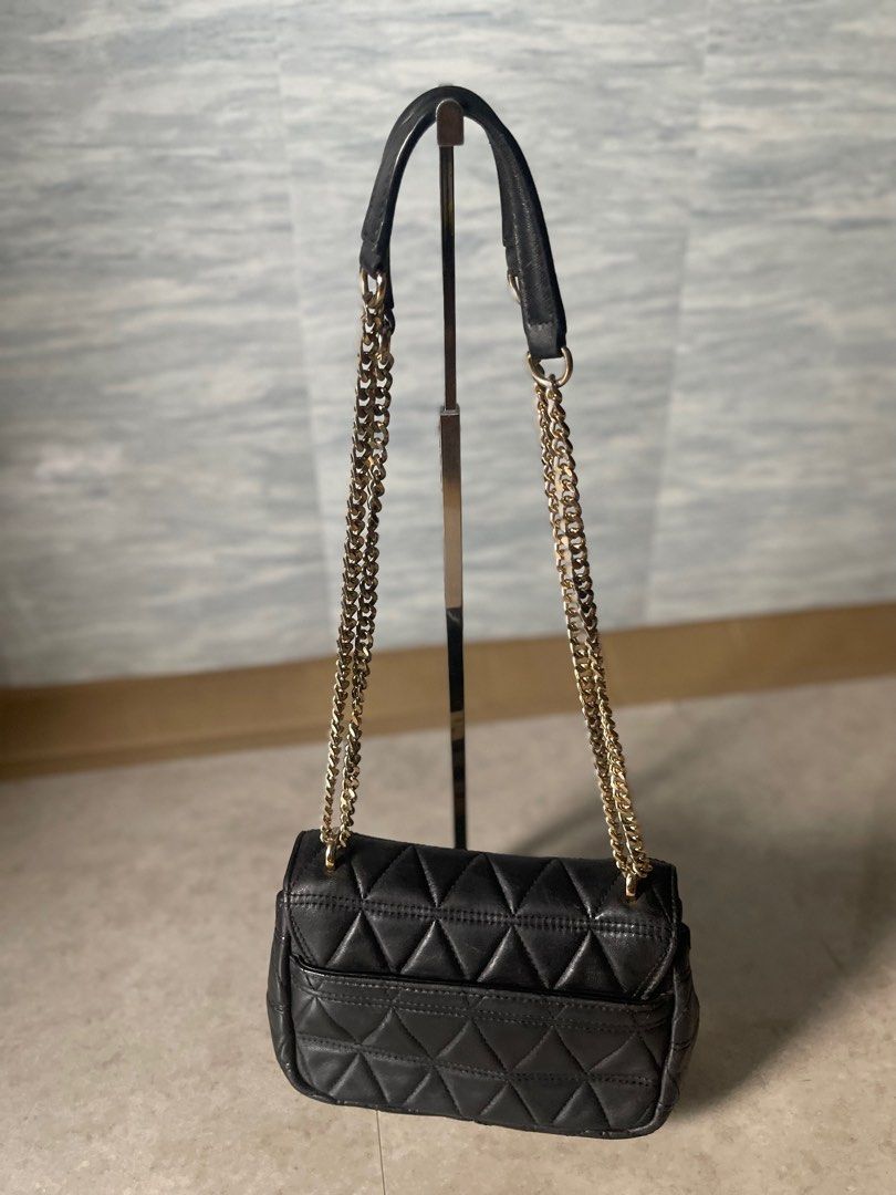 Michael kors sloan sm chain hotsell shoulder bag black