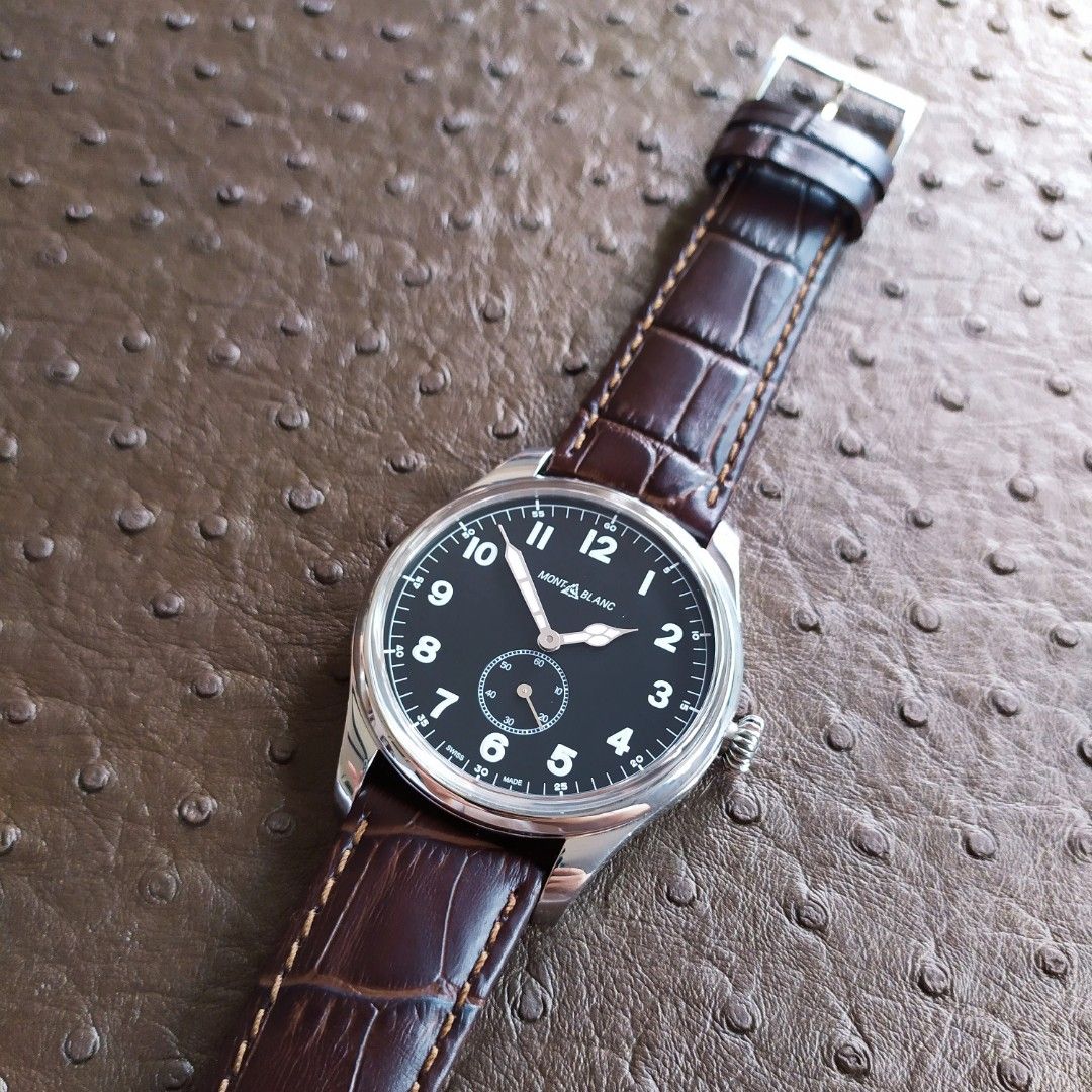 Cheapest Montblanc 1858 Small Second MINERVA Automatic Villeret Mont Blanc Watch Luxury Watches on Carousell
