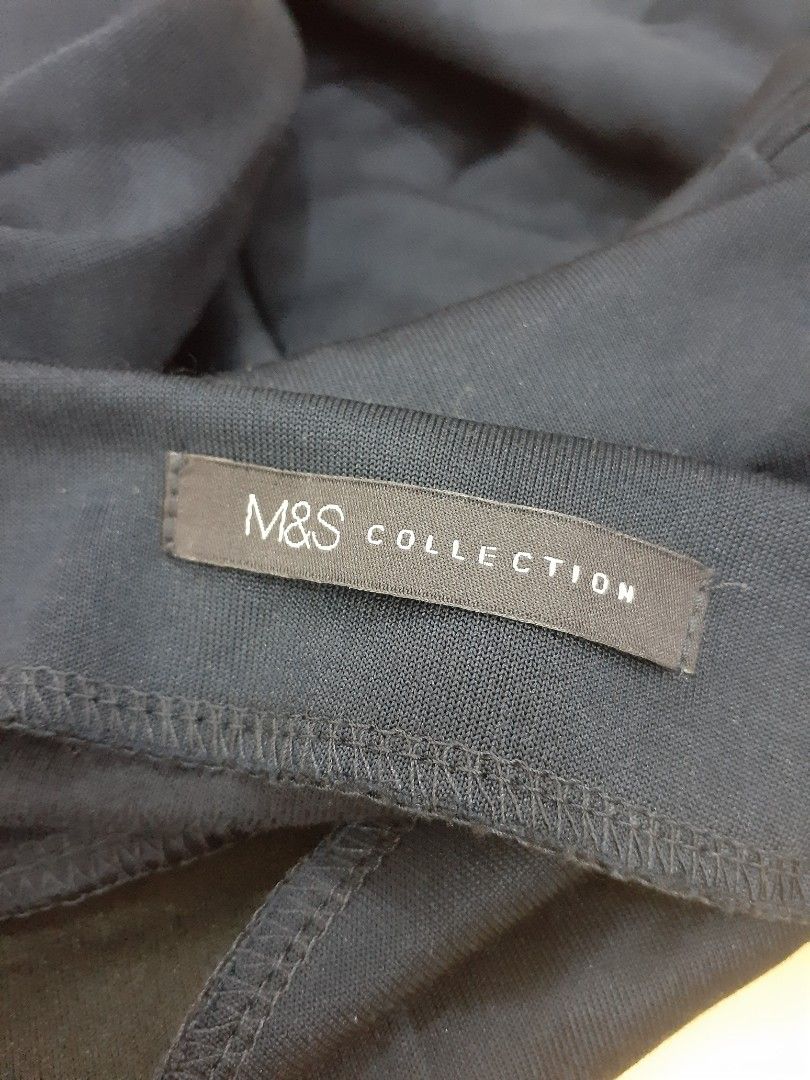 M&S Collection Women Fashion Dark Blue Long Sleeve Tops, Women's Fashion,  Tops, Longsleeves on Carousell