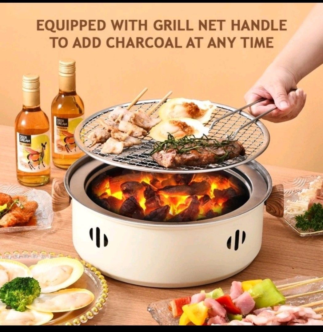 Charcoal grill indoors discount