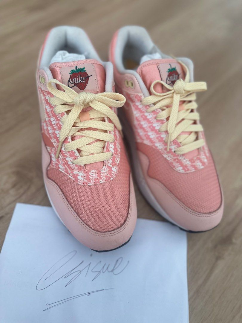 Air max 1 strawberry outlet