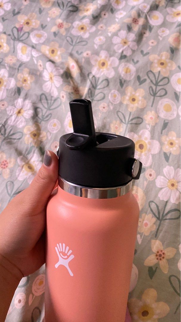 Original Hydroflask 32oz Standard Flex Straw Cap Grapefruit edition