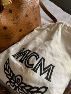 Original M*C*M Cognac bucket bag