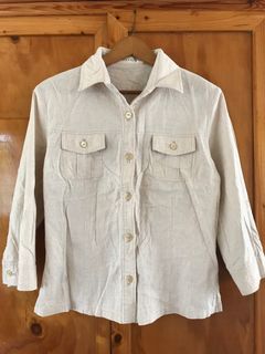 Palmier Japan 3/4 Sleeve Linen Shirt