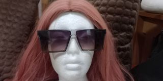 Prada unique rectangular shade sunglasses