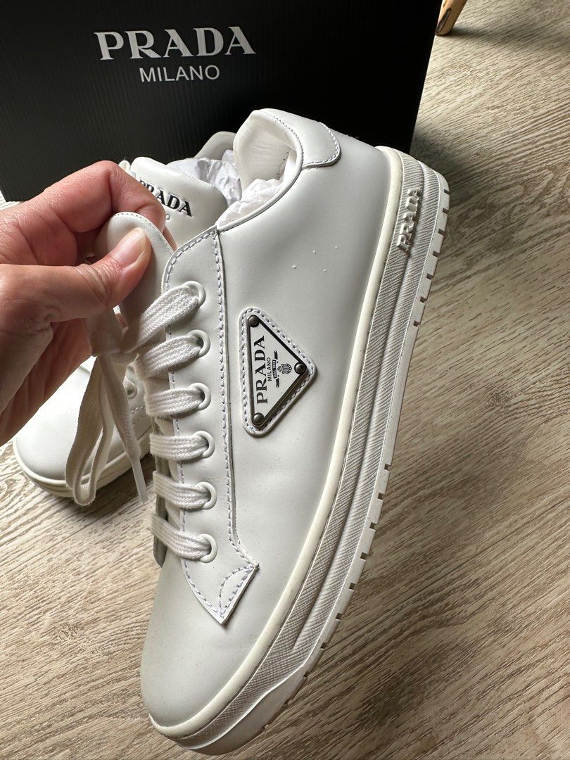 Prada white sneakers