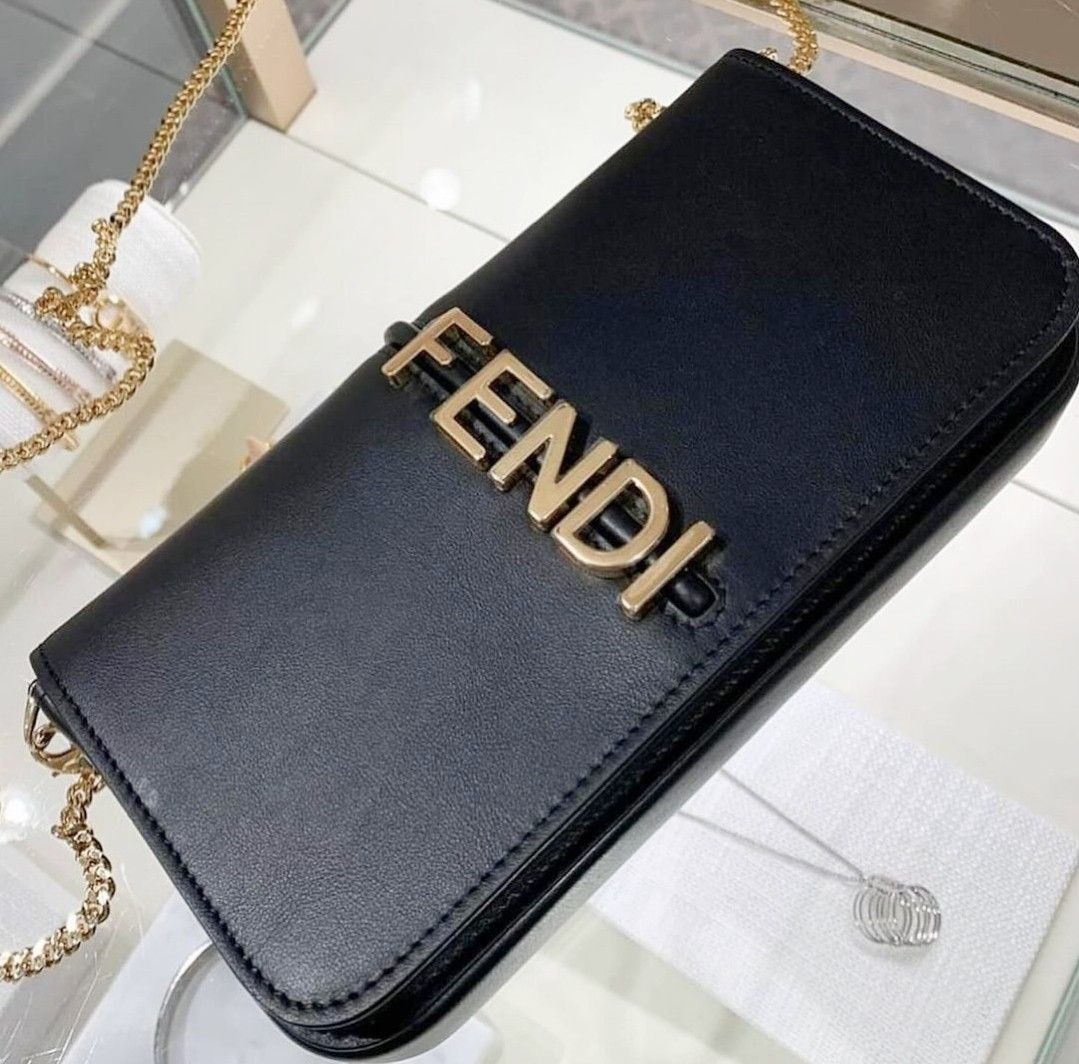 Pre order fendi wallet on chain Luxury Bags Wallets on Carousell
