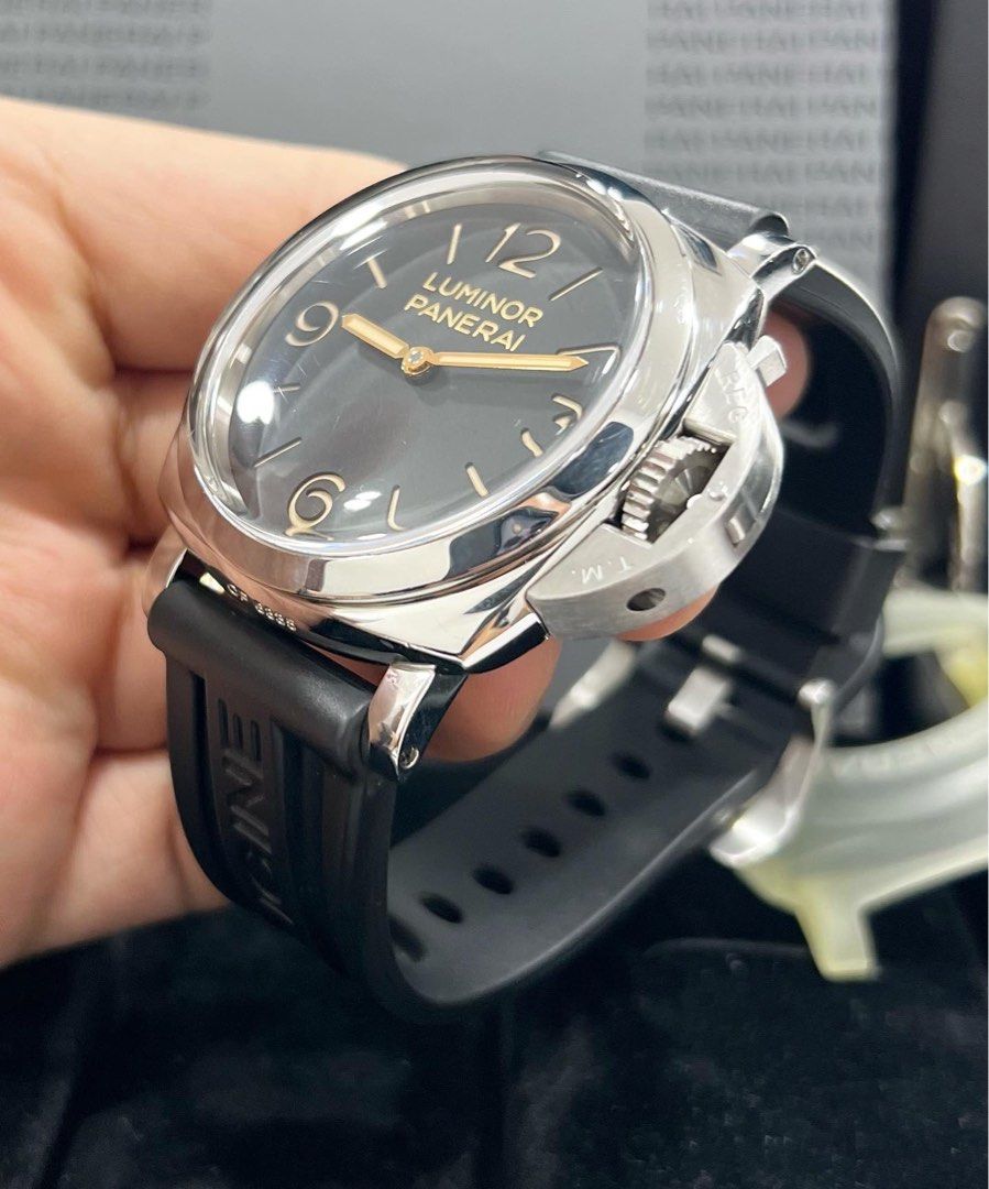 Pre Owned Panerai Pam372 Plexiglass Hand Winding 3 Days 47mm