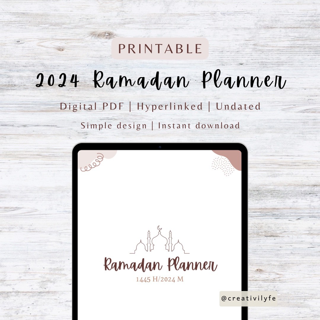 Ramadhan Planner Digital 2024, Serba Serbi, Barang Religius di Carousell