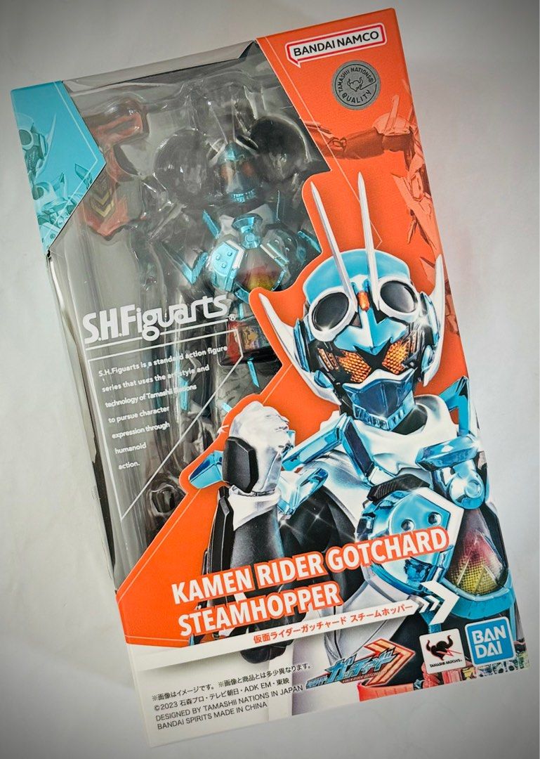 [Ready Stock!] SHF / s.h.figuarts Kamen Rider Gatchard / Gotchard Steam Hopper - Bandai Namco Action Figure (Category: Toy Figures) located in Singapore. Submitted by wills.enterprise (Listing ID 1290565831, Image 2). Description: Ready Stock!! Collections 📍Meet-up: - Woodlands MRT, Sunday-Wednesday, 9 pm; Thursday-Saturday, between 3-7pm.