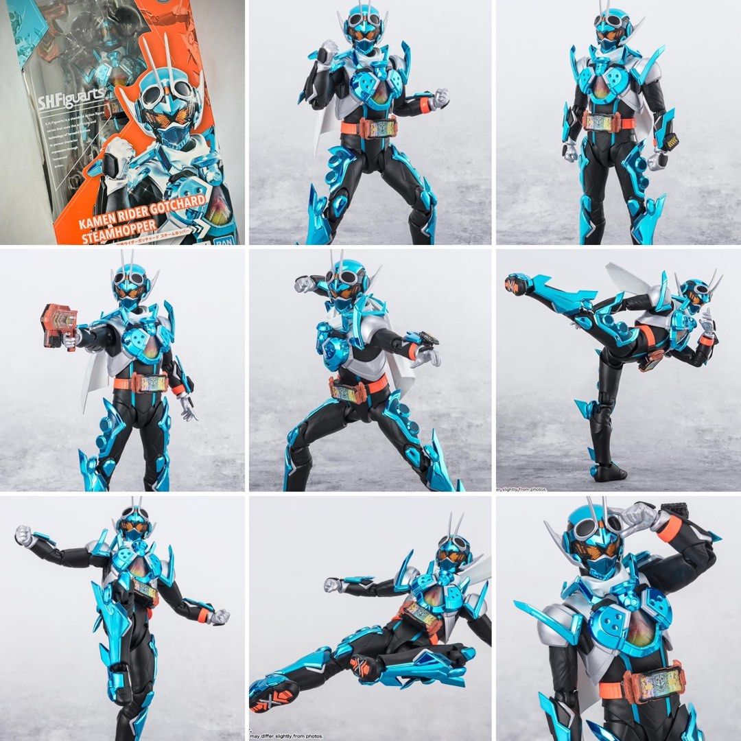 [Ready Stock!] SHF / s.h.figuarts Kamen Rider Gatchard / Gotchard Steam Hopper - Bandai Namco Action Figure (Category: Toy Figures) located in Singapore. Submitted by wills.enterprise (Listing ID 1290565831, Image 1). Description: Ready Stock!! Collections 📍Meet-up: - Woodlands MRT, Sunday-Wednesday, 9 pm; Thursday-Saturday, between 3-7pm.