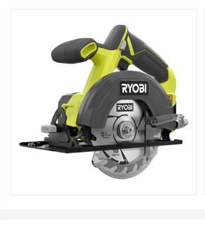 RYOBI PCL500B 18V Cordless 5 1/2 in. Circular Saw (Tool Only - Battery & Charger sold separately),This saw is ideal for cross cuts in 2-by material with 1-11/16 in. maximum depth of cut, Brand new in box.