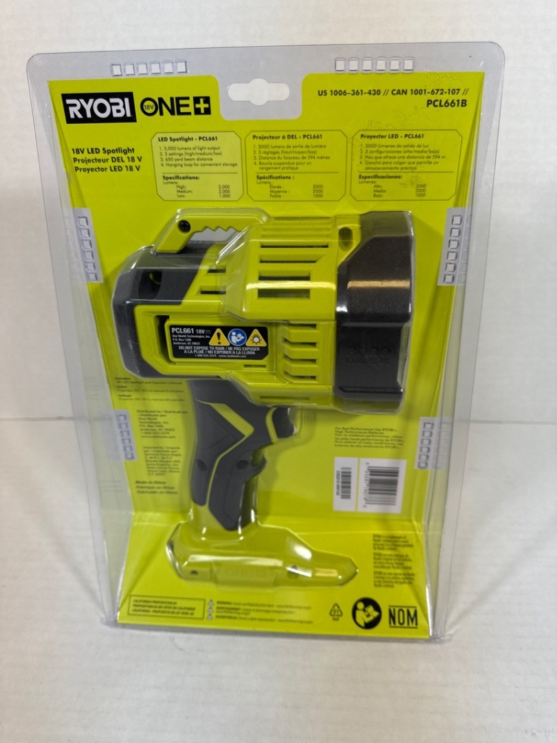 Ryobi 18v One Ryobi Batteries Mua 18V ONE+ LED Spotlight 650 Yard