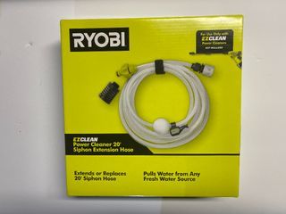 RYOBI RY3112EH EZ Clean Power Cleaner 20 ft. Pressure Washer Hose, Only compatible with RYOBI EZClean power cleaners (RY12350VNM, RY12352KVNM, RY121850VNM, RY121852KVNM, RY124050VNM, RY124052KVNM) Brand new in box.