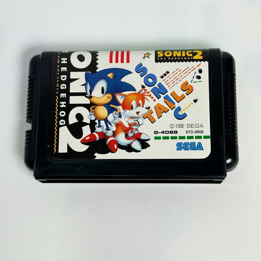 Sega Mega Drive Genesis Sonic the Hedgehog 2 (jp ver), Video Gaming ...
