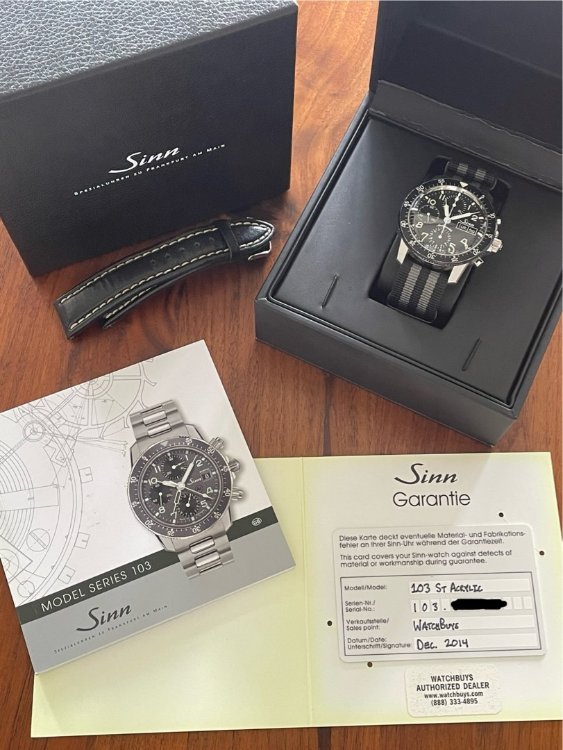 Sinn 103 St Automatik Watch Luxury Watches on Carousell