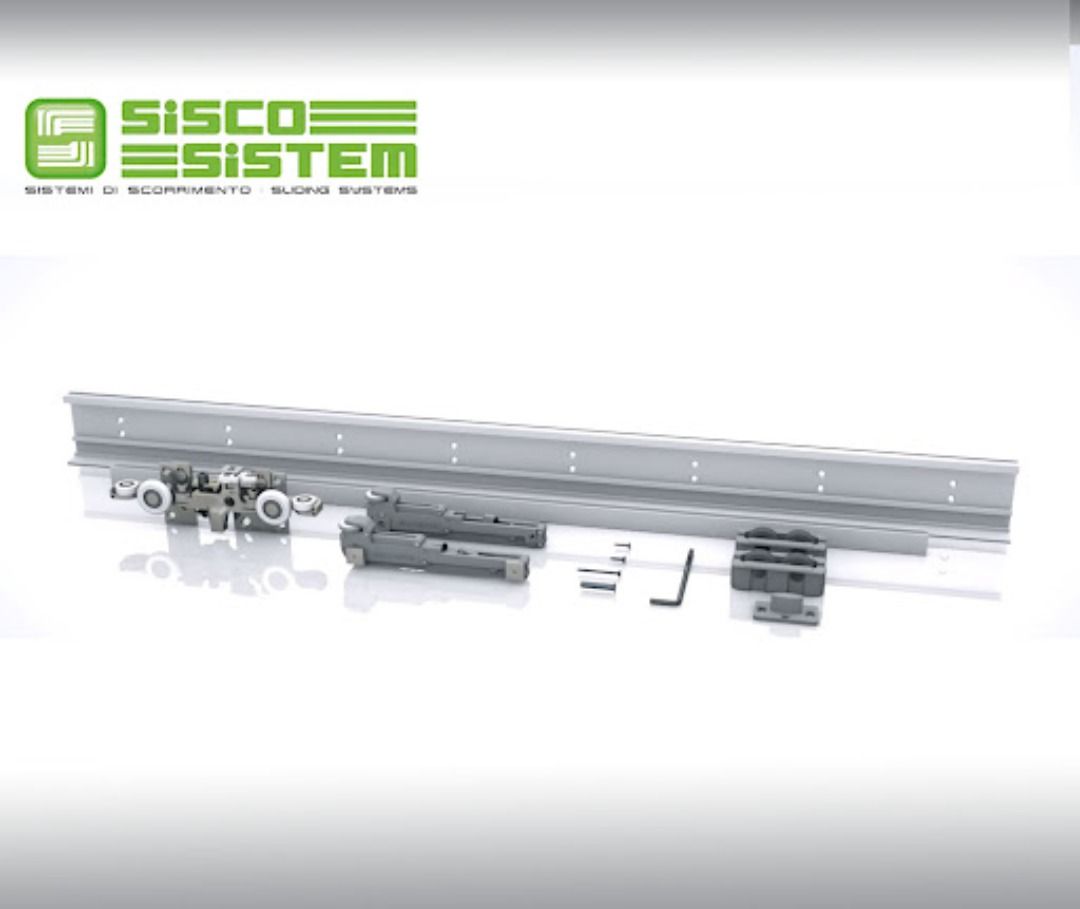 SISCO SISTEM HIDDEN 外掛式趟門系統 幽靈門 意大利製造 ITALY 1150mm 1530mm 可配趟門鎖, 傢俬＆家居 ...