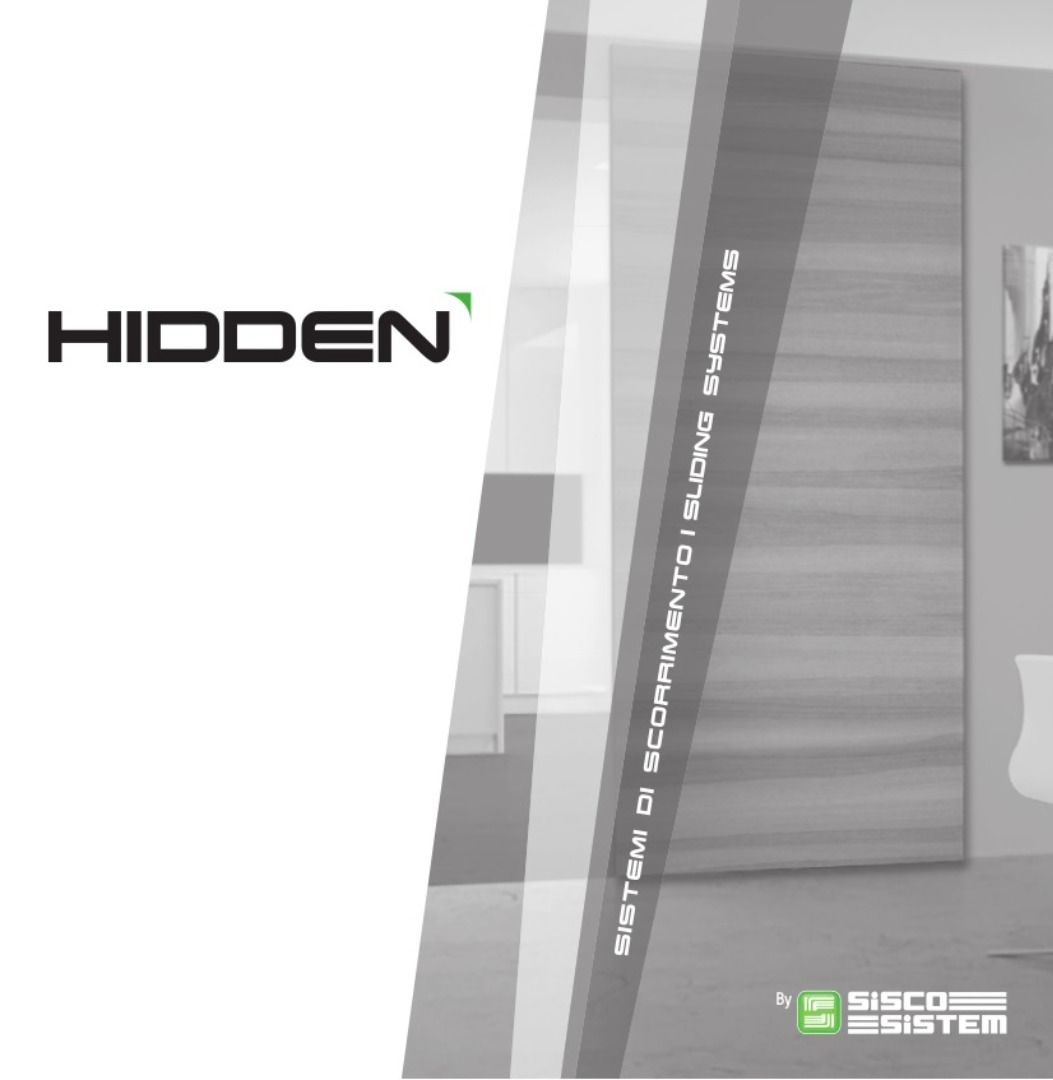 SISCO SISTEM HIDDEN 外掛式趟門系統 幽靈門 意大利製造 ITALY 1150mm 1530mm 可配趟門鎖, 傢俬＆家居 ...
