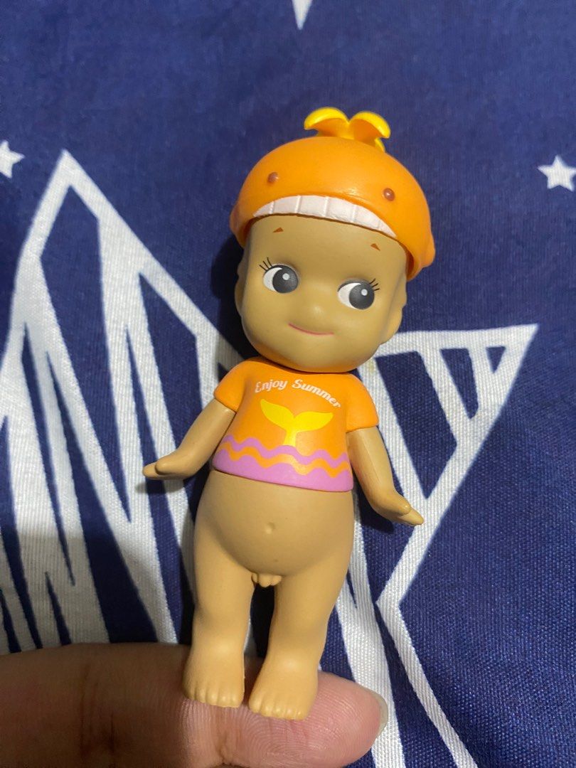 sonny angel summer series (Category: Designer & Blind Box Toys) located in Manila. Submitted by znsbella (Listing ID 1289363372, Image 1). Description: sonny angel summer series 2018 orange whale - no bnf - x sensi, x impatient - has flaws dm for condi pics 📍 metro manila (sdd only) can meet up around ust.